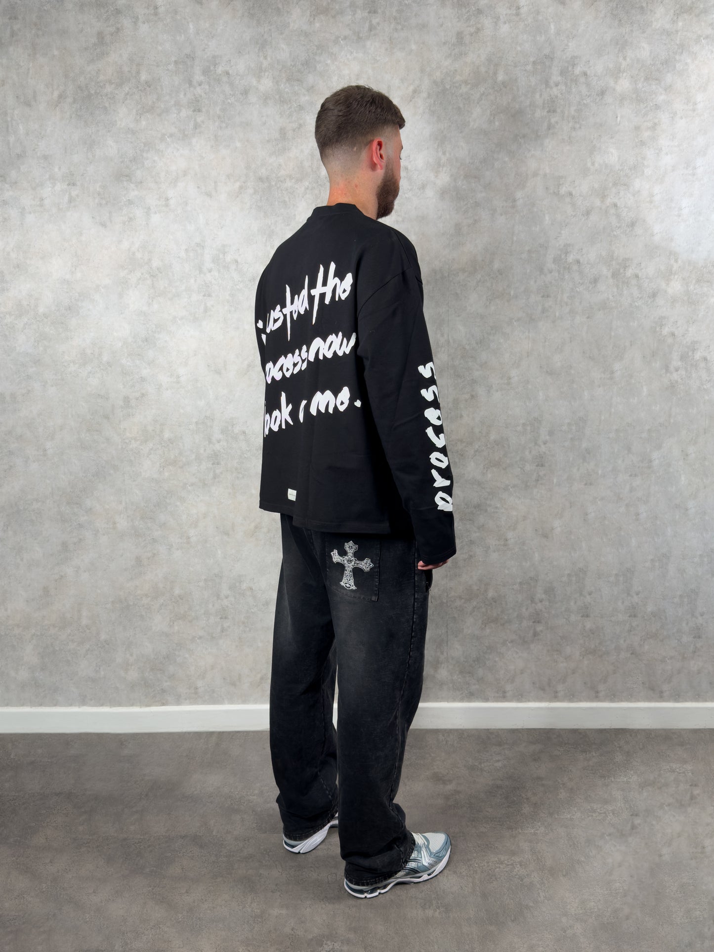PROCESS LONG SLEEVE TEE - BLACK