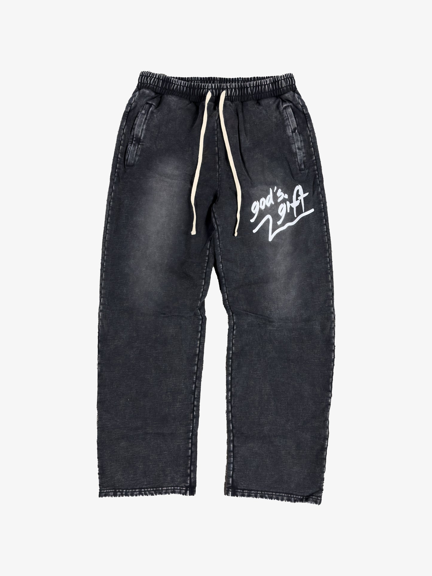 GOD'S GIFT SWEATPANT - VINTAGE WASHED BLACK