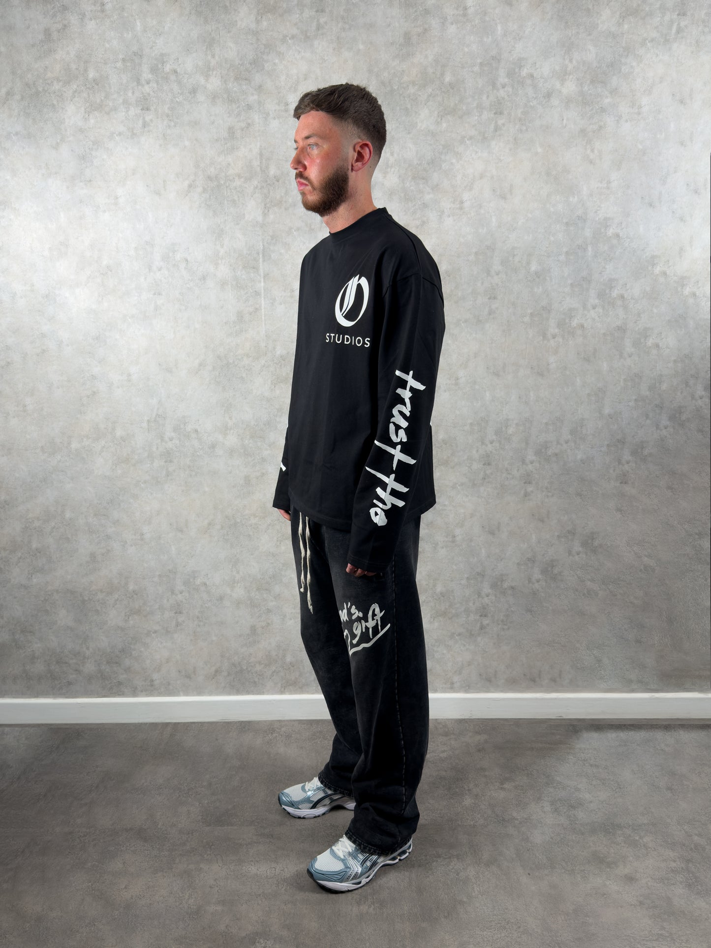 PROCESS LONG SLEEVE TEE - BLACK