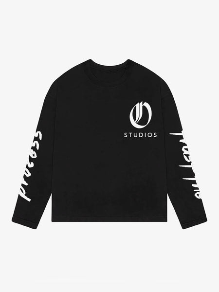 PROCESS LONG SLEEVE TEE - BLACK – Outré Clo