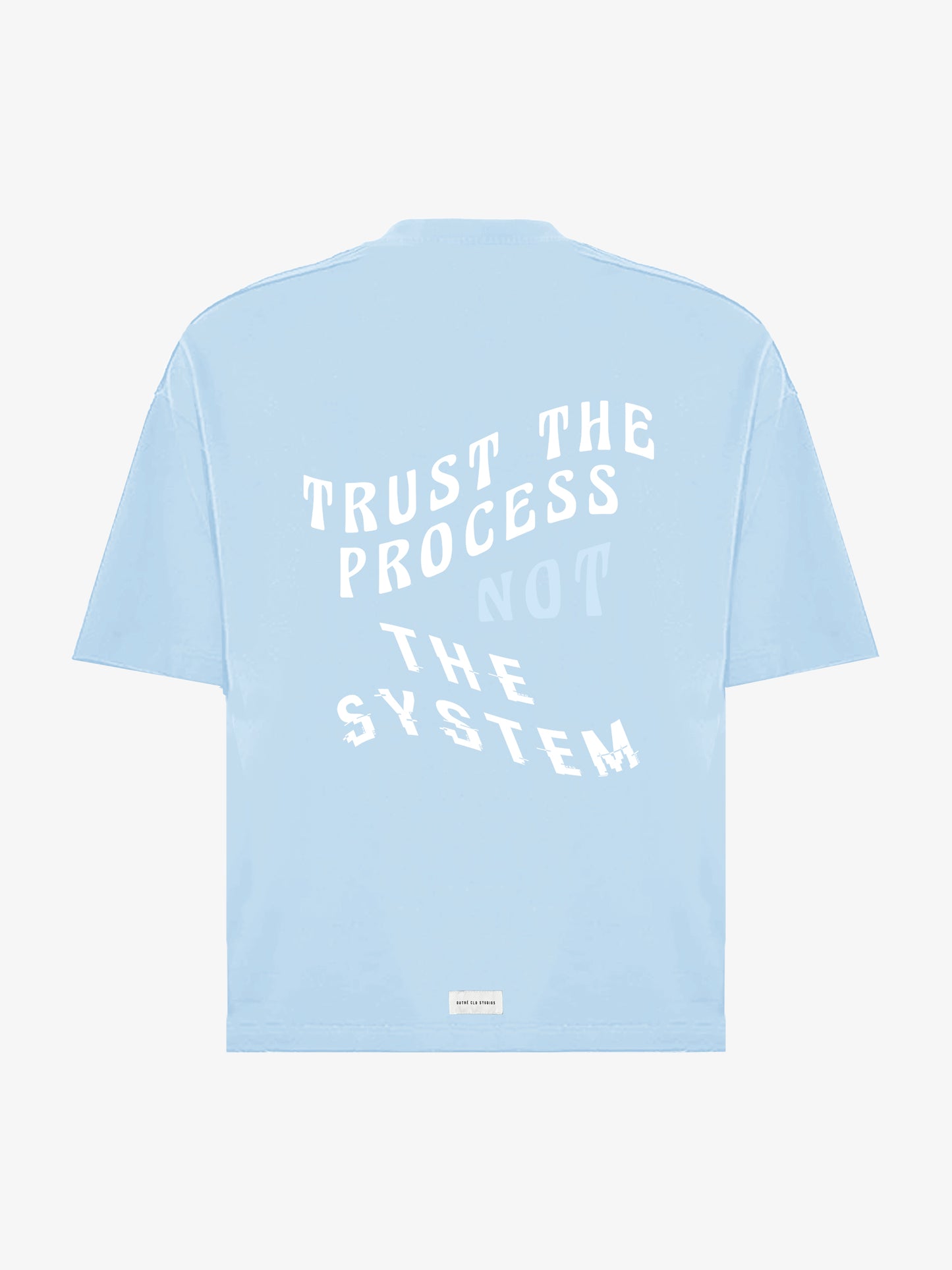 SYSTEM TEE - HEMELBLAUW