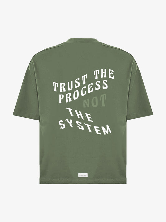 SYSTEM TEE - SAGEGROEN